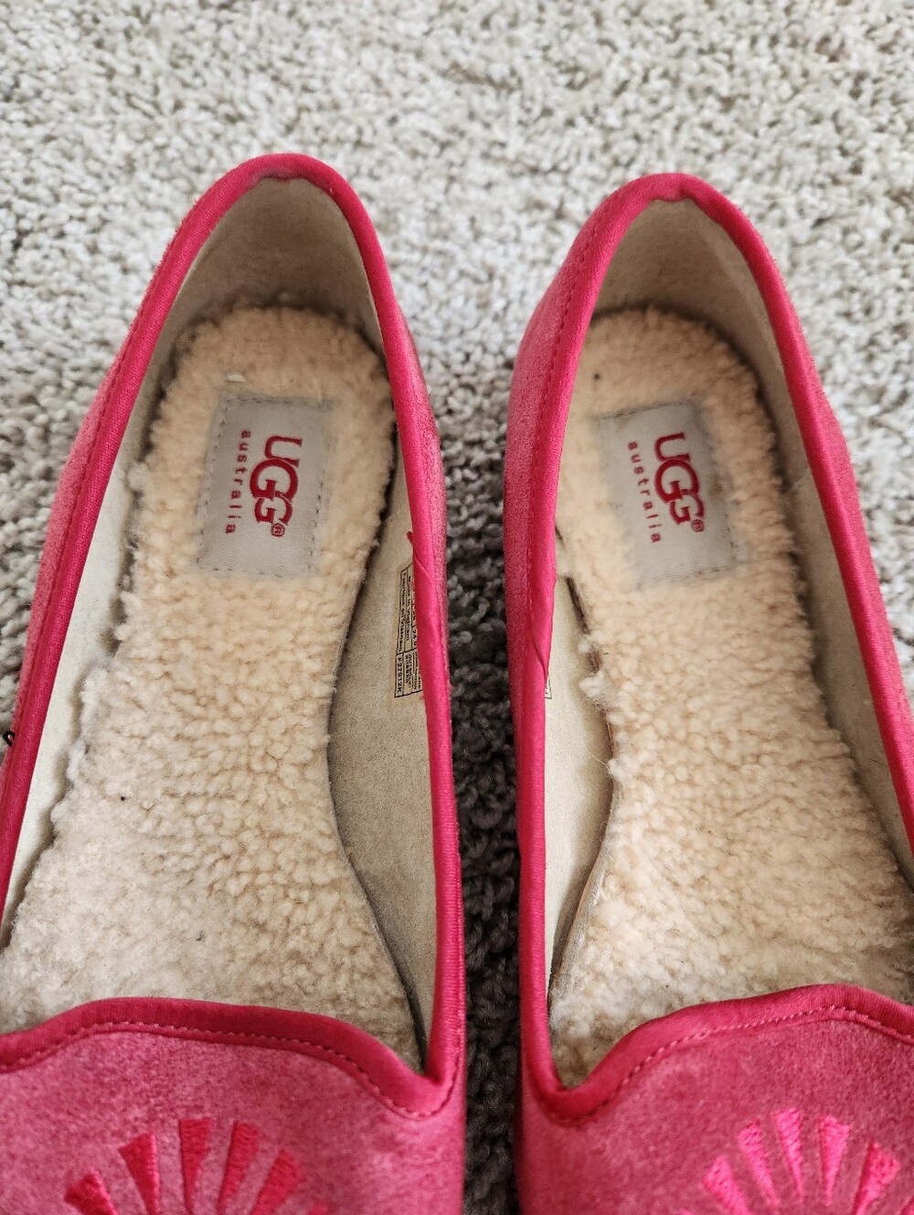 UGG Alloway Suede Flats Size 7 - Picture 2 of 10